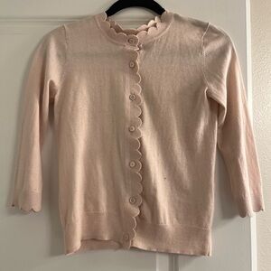 Kate Spade Pink Button-Up Cardigan Sweater